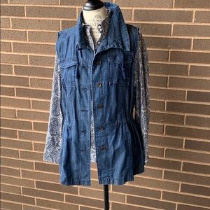 Sleeveless Denim Jacket